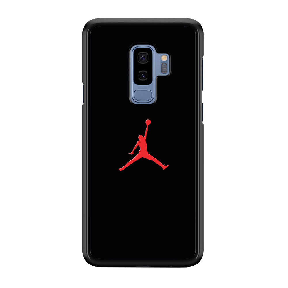 Jordan Logo 003 Samsung Galaxy S9 Plus Case-Mobile Phone Case-Rubber Black (2D Case)-Altracase
