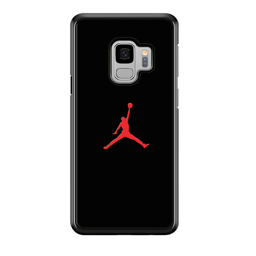 Jordan Logo 003 Samsung Galaxy S9 Case-Mobile Phone Case-Rubber Black (2D Case)-Altracase