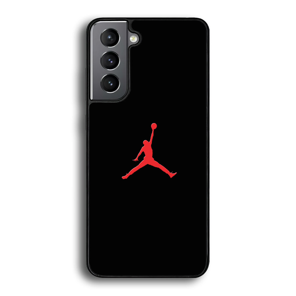 Jordan Logo 003 Samsung Galaxy S21 Plus Case-Mobile Phone Case-Rubber Black (2D Case)-Altracase