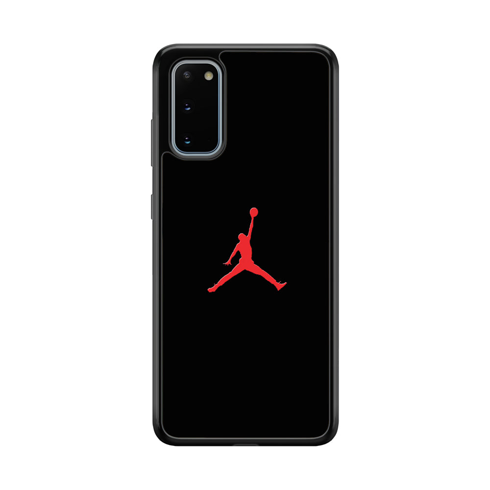 Jordan Logo 003 Samsung Galaxy S20 Case-Mobile Phone Case-Rubber Black (2D Case)-Altracase
