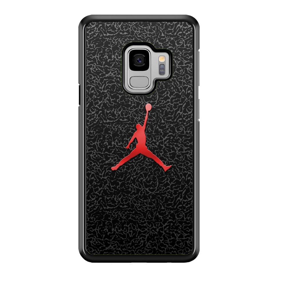 Jordan Logo 004 Samsung Galaxy S9 Case-Mobile Phone Case-Rubber Black (2D Case)-Altracase
