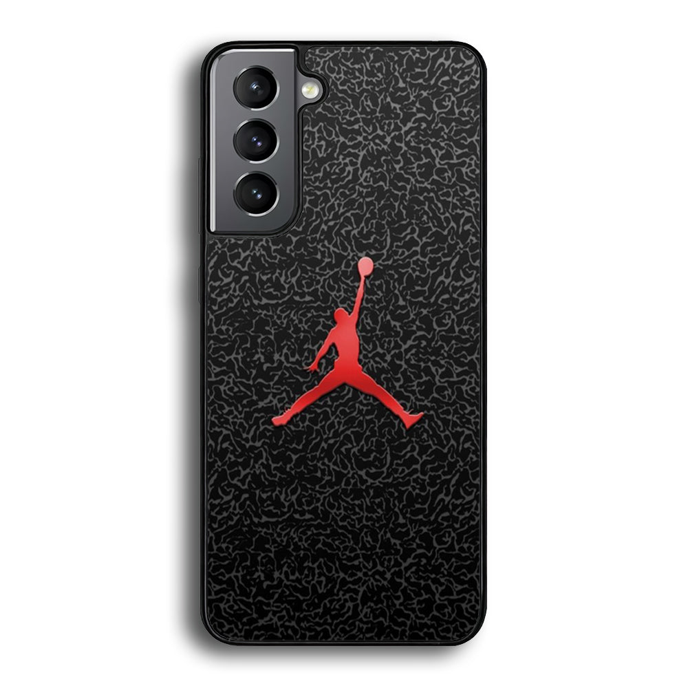 Jordan Logo 004 Samsung Galaxy S21 Plus Case-Mobile Phone Case-Rubber Black (2D Case)-Altracase