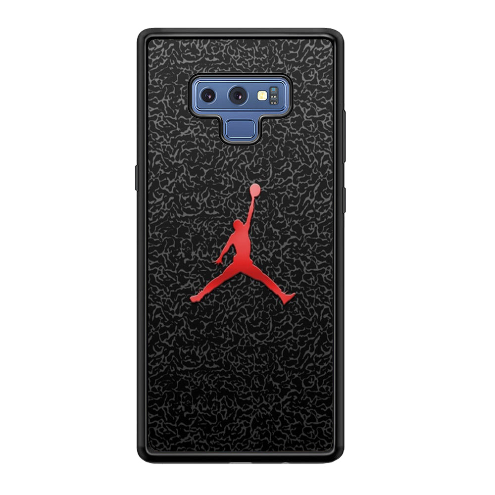 Jordan Logo 004 Samsung Galaxy Note 9 Case-Mobile Phone Case-Rubber Black (2D Case)-Altracase
