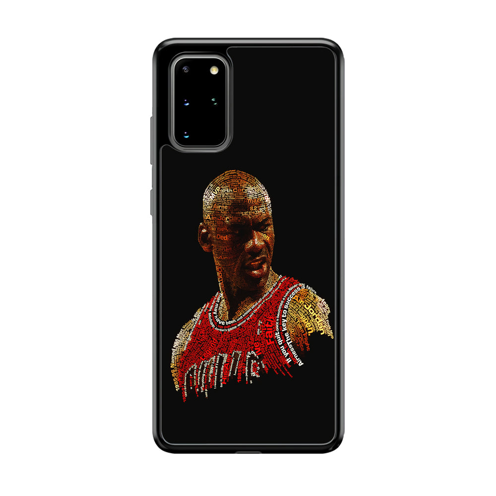 Jordan Typography Art Samsung Galaxy S20 Plus Case-Phone Case-Tempered Glass Case-Altracase