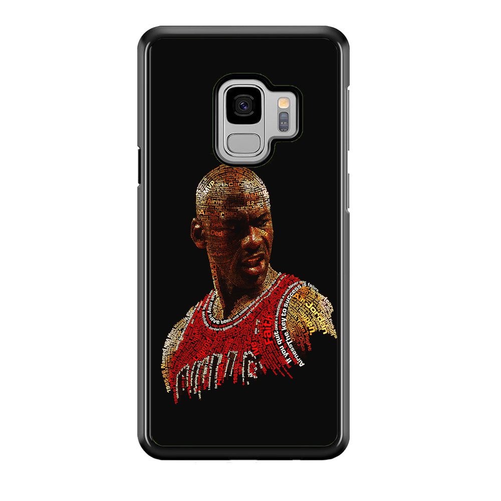 Jordan Typography Art Samsung Galaxy S9 Case-Phone Case-Tempered Glass Case-Altracase