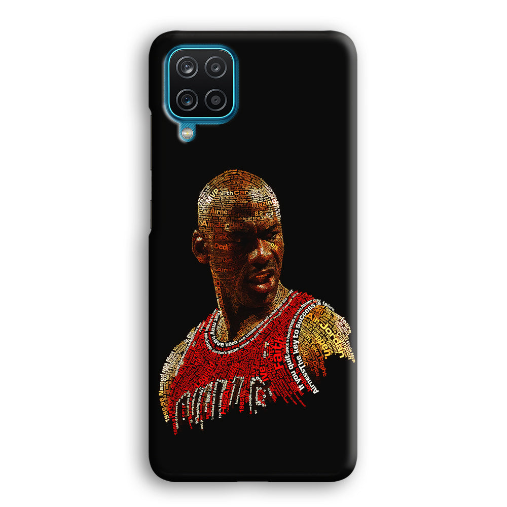 Jordan Typography Art Samsung Galaxy A12 Case-Phone Case-3D Case-Altracase