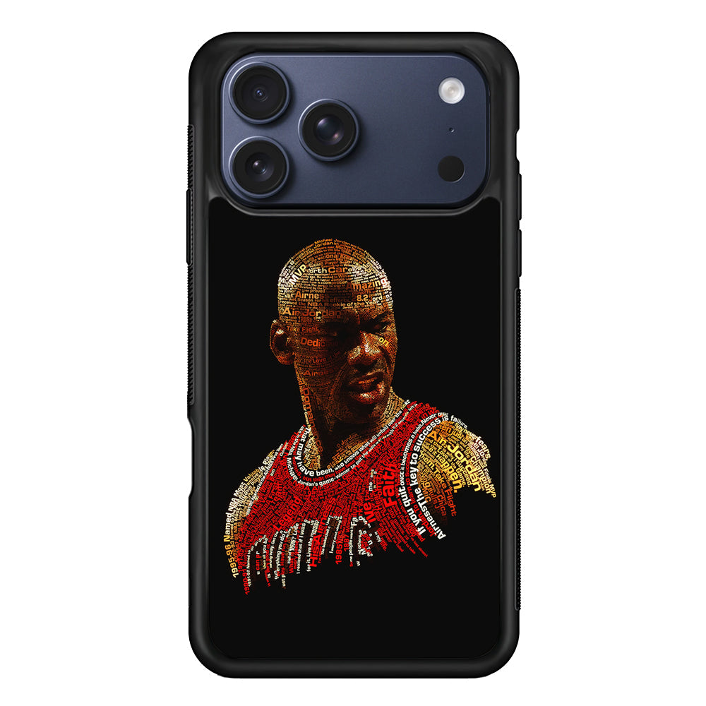 Jordan Typography Art iPhone 17 Pro Max Case - Altracase