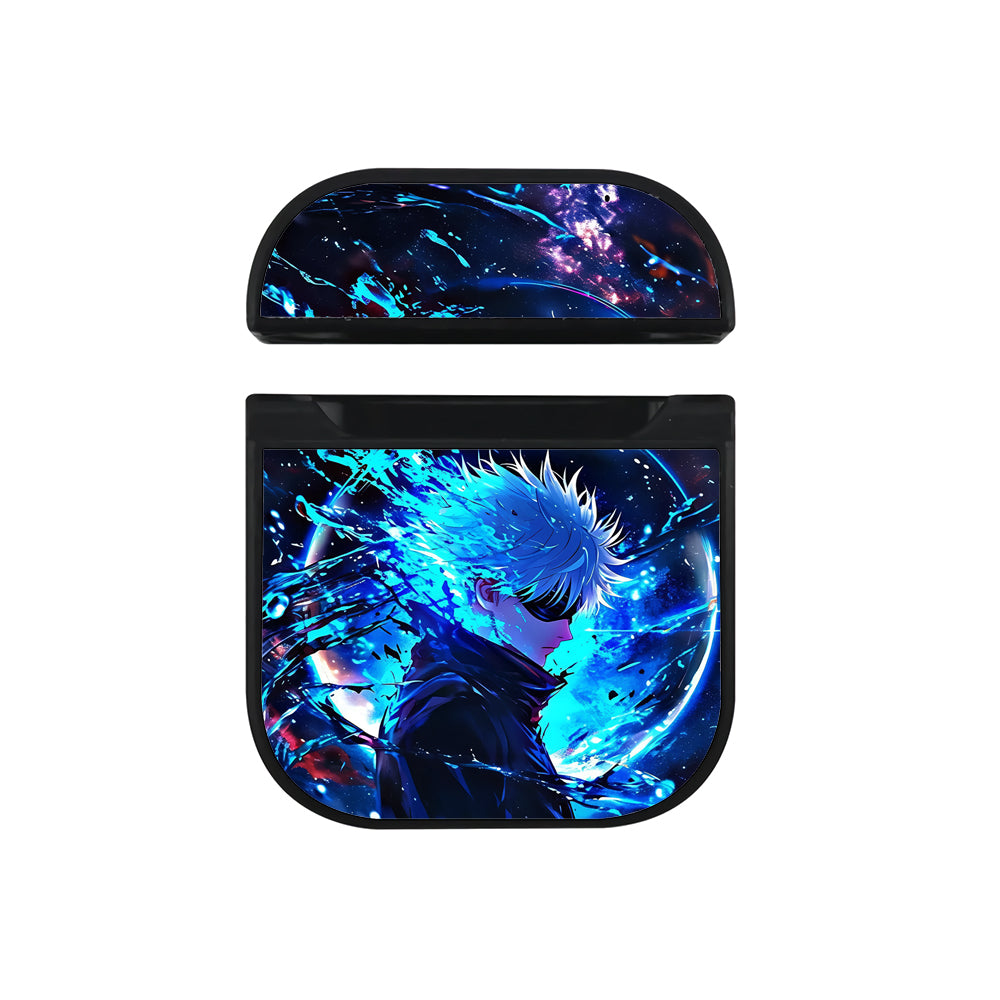 Jujutsu Kaisen Gojo Intimidating Apple AirPods Case-AirPod Case-Black-Altracase