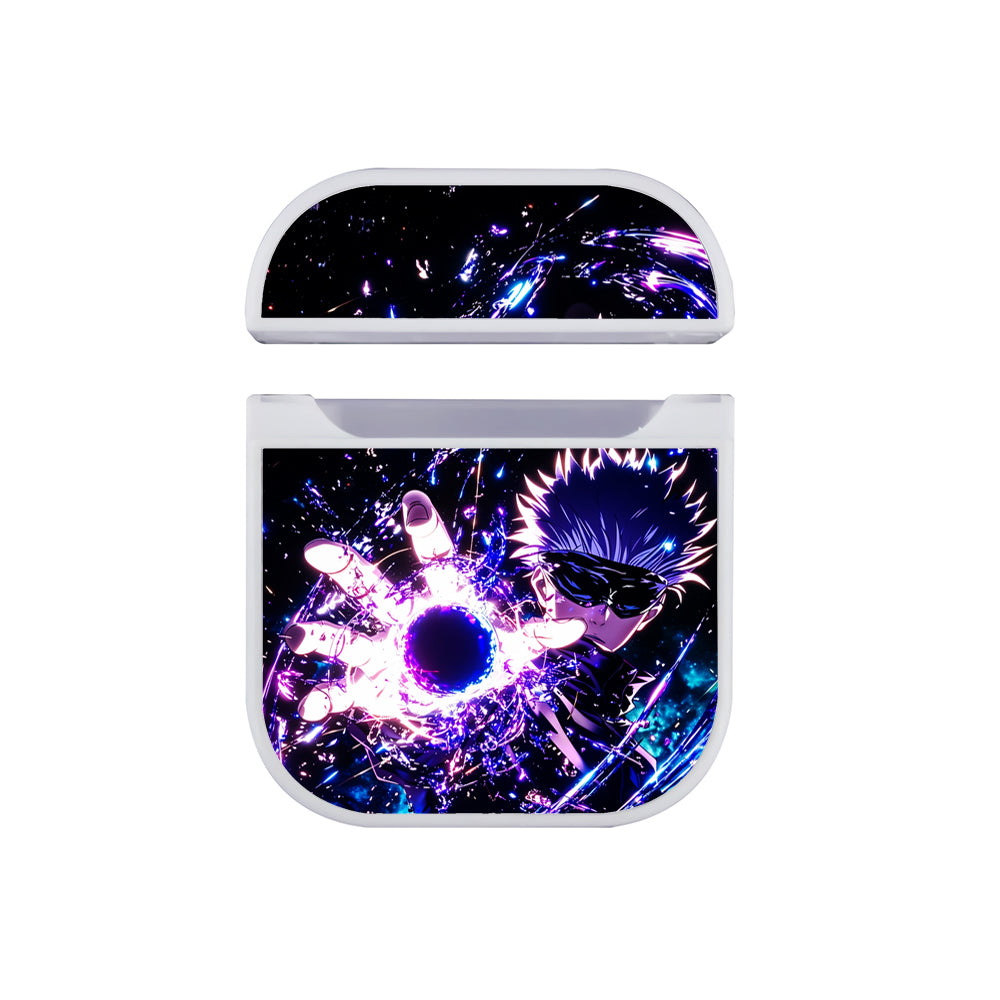 Jujutsu Kaisen Gojo Mukagen Apple AirPods Case-AirPod Case-White-Altracase