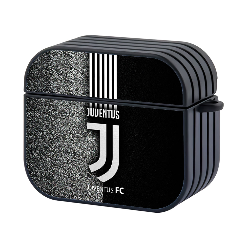 Juventus Logo Black White Hard Plastic Case Cover For Apple Airpods 3 - AirPod Case - Altracase