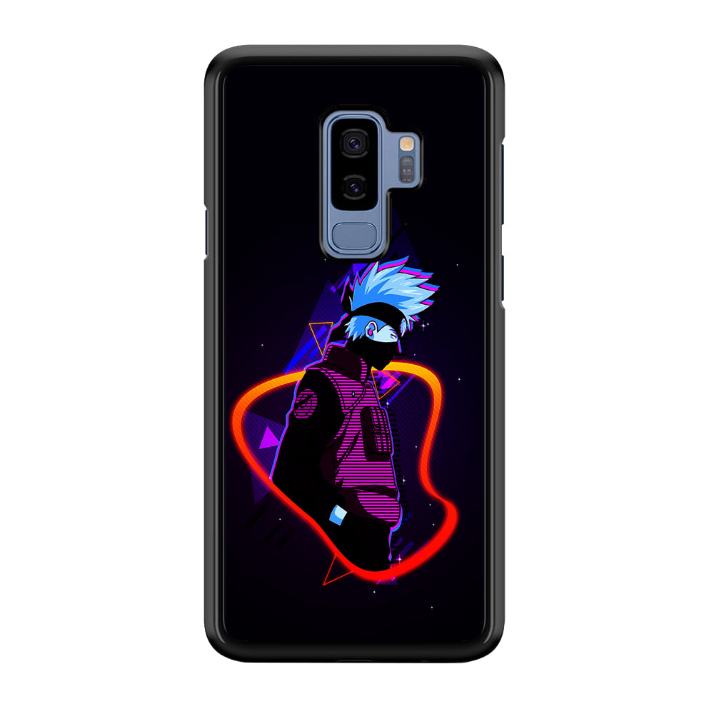 Kakashi Hatake Art Samsung Galaxy S9 Plus Case-Phone Case-Rubber Black (2D Case)-Altracase