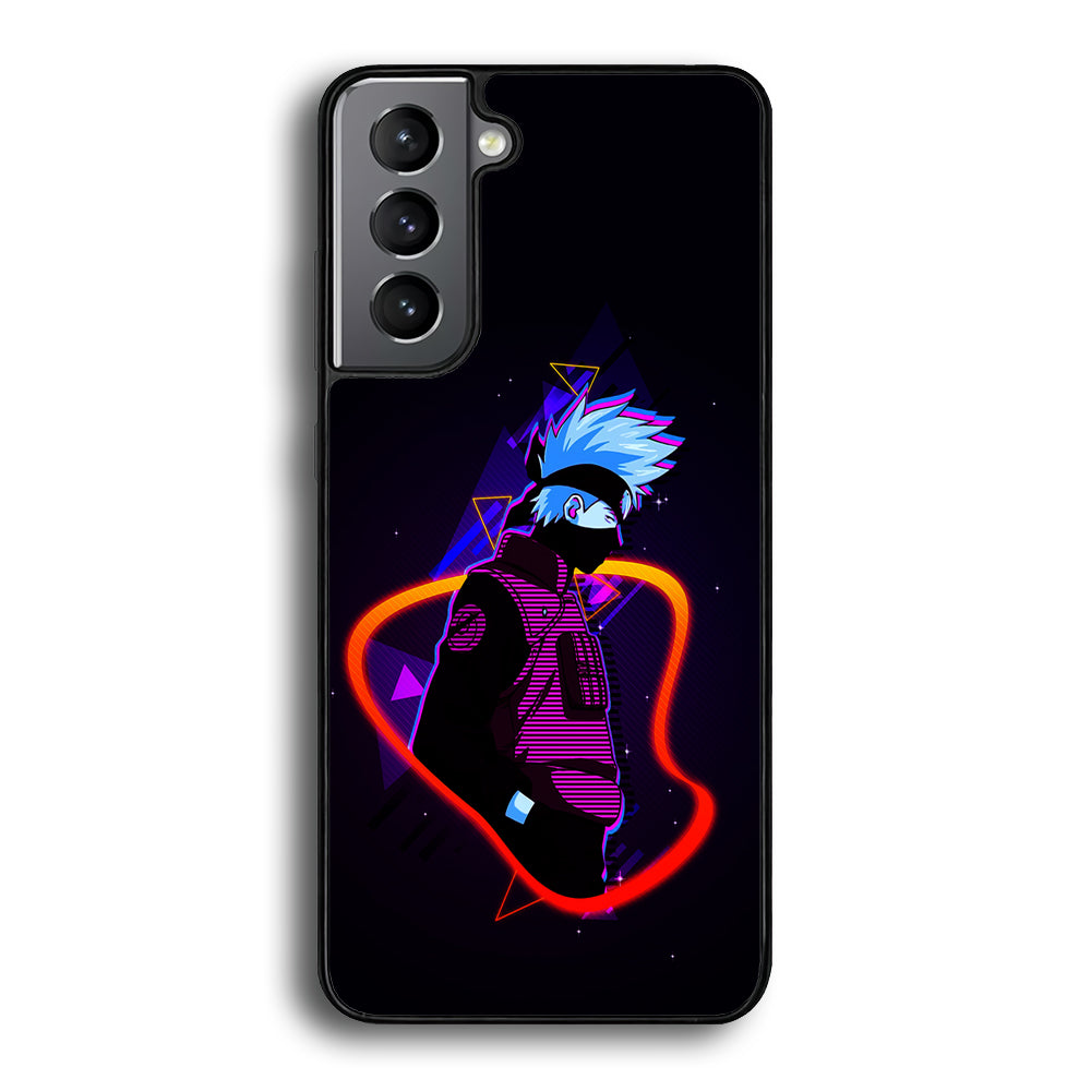 Kakashi Hatake Art Samsung Galaxy S21 Plus Case-Phone Case-Rubber Black (2D Case)-Altracase