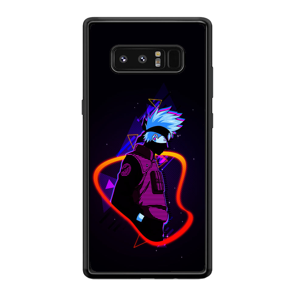 Kakashi Hatake Art Samsung Galaxy Note 8 Case-Phone Case-Rubber Black (2D Case)-Altracase
