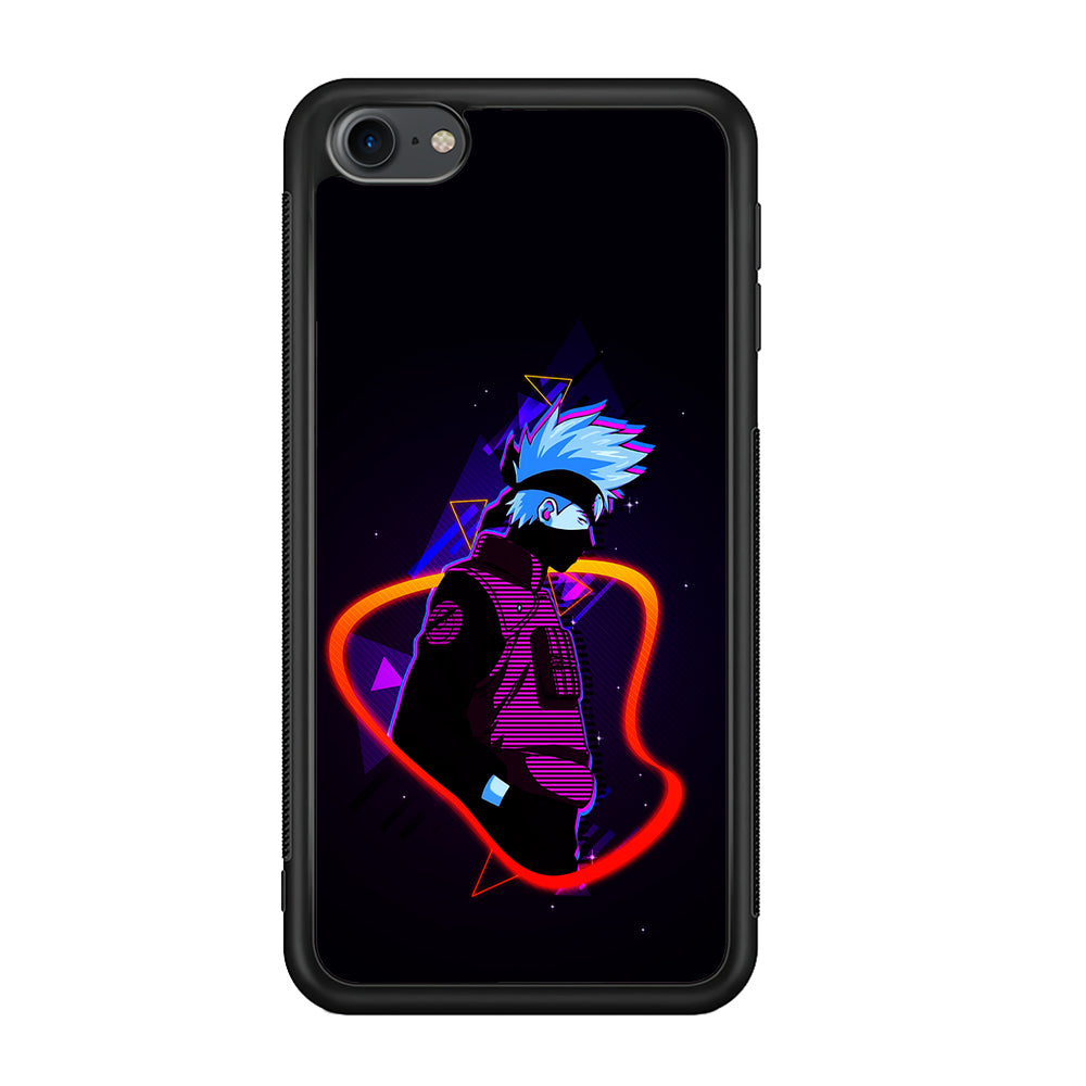 Kakashi Hatake Art iPod Touch 6 Case-Phone Case-Rubber White (2D Case)-Altracase