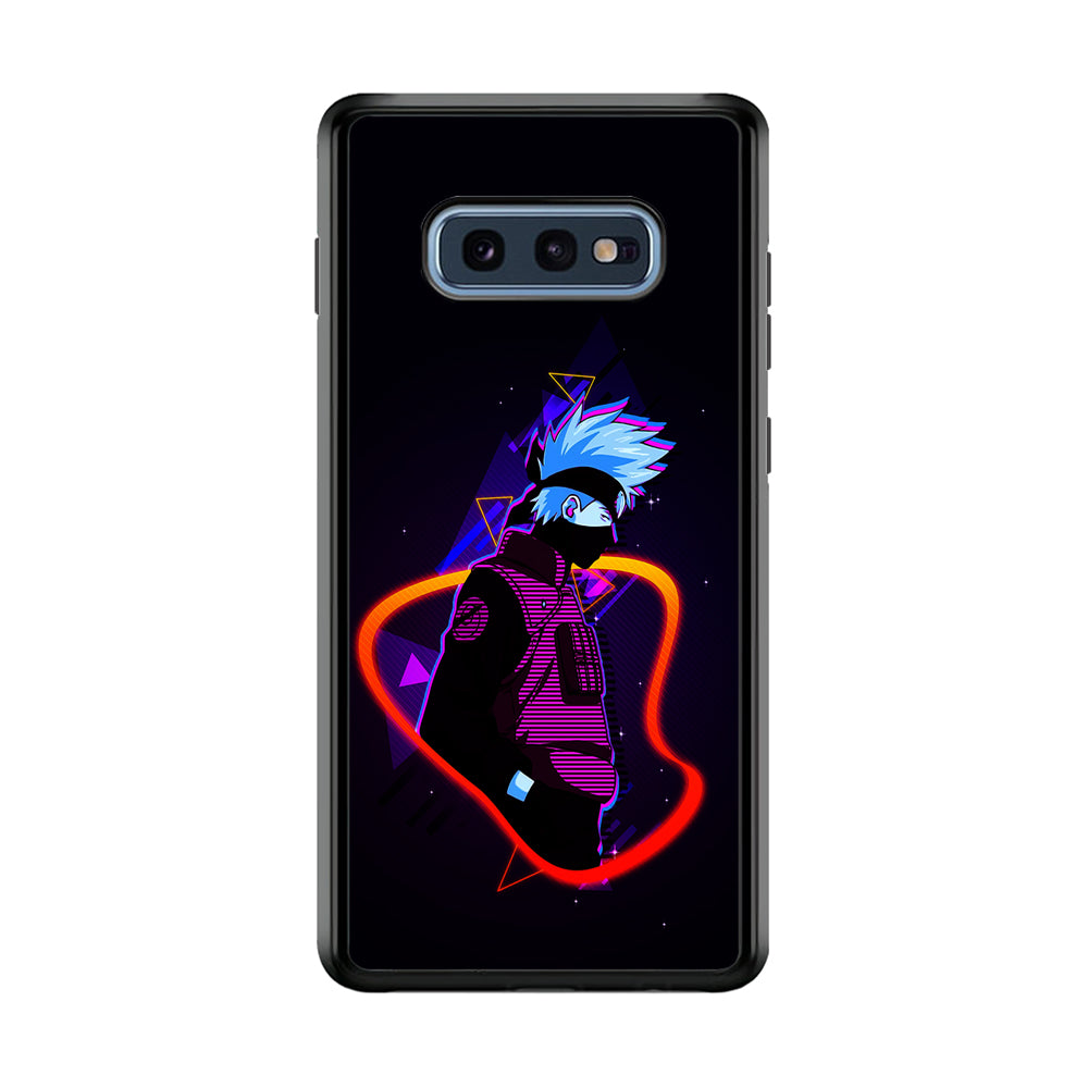 Kakashi Hatake Art Samsung Galaxy S10E Case-Phone Case-Rubber Black (2D Case)-Altracase