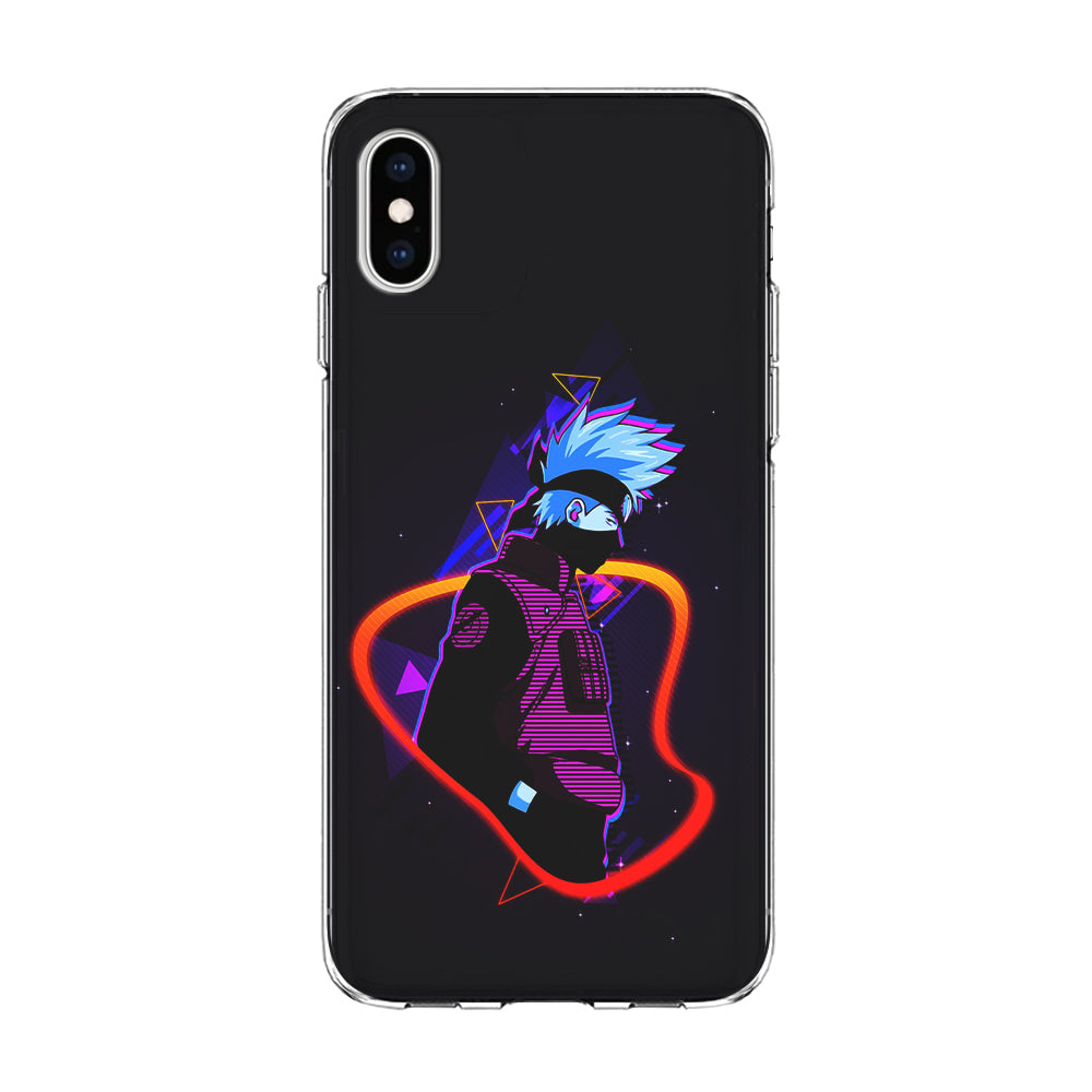 Kakashi Hatake Art iPhone Xs Case-Phone Case-Clear Soft Case-Altracase
