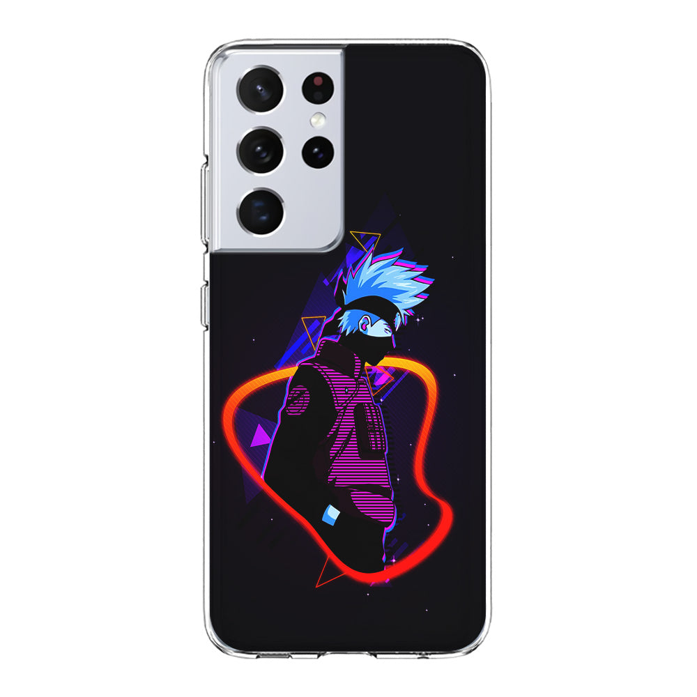 Kakashi Hatake Art Samsung Galaxy S21 Ultra Case-Phone Case-Clear Soft Case-Altracase