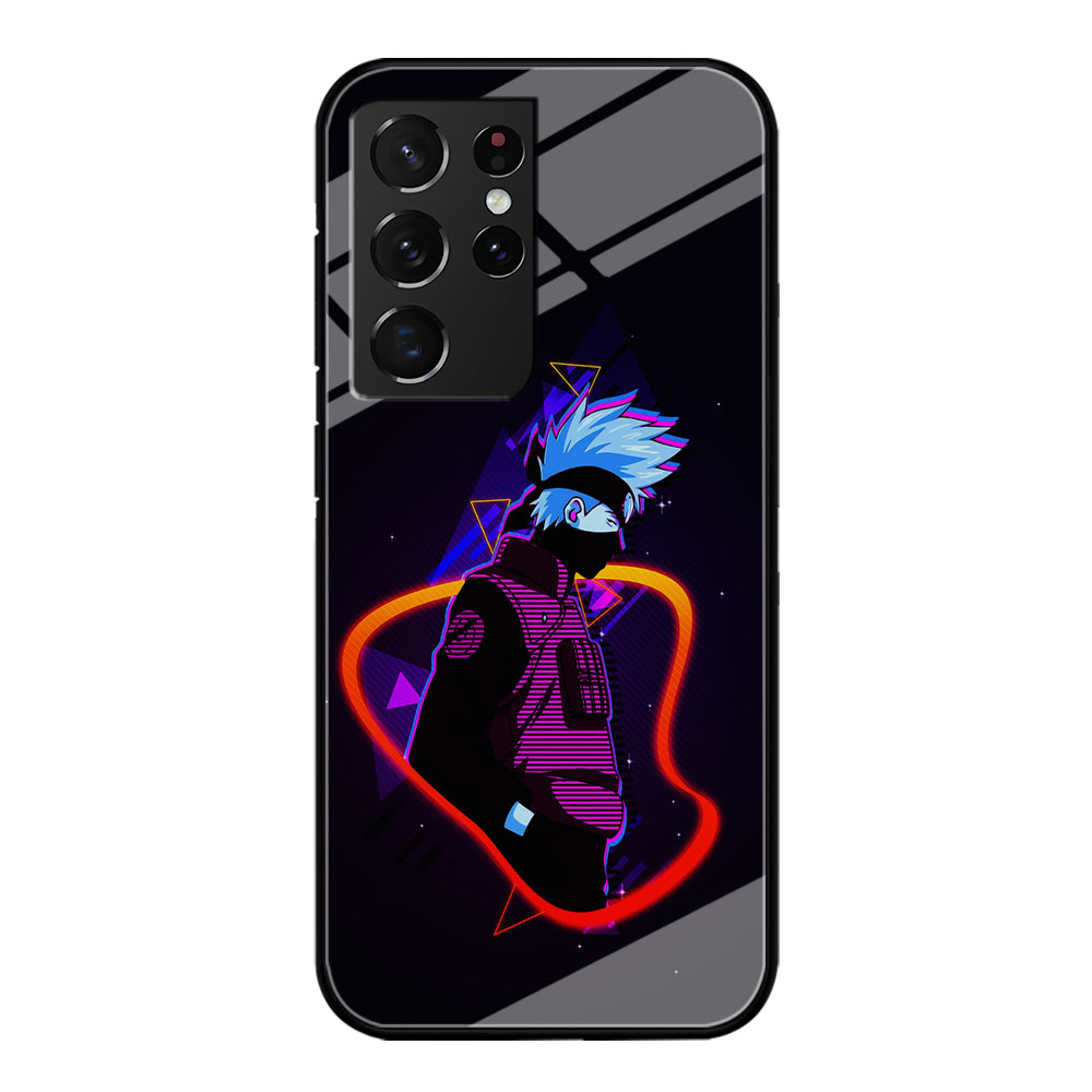 Kakashi Hatake Art Samsung Galaxy S21 Ultra Case-Phone Case-Tempered Glass Case-Altracase