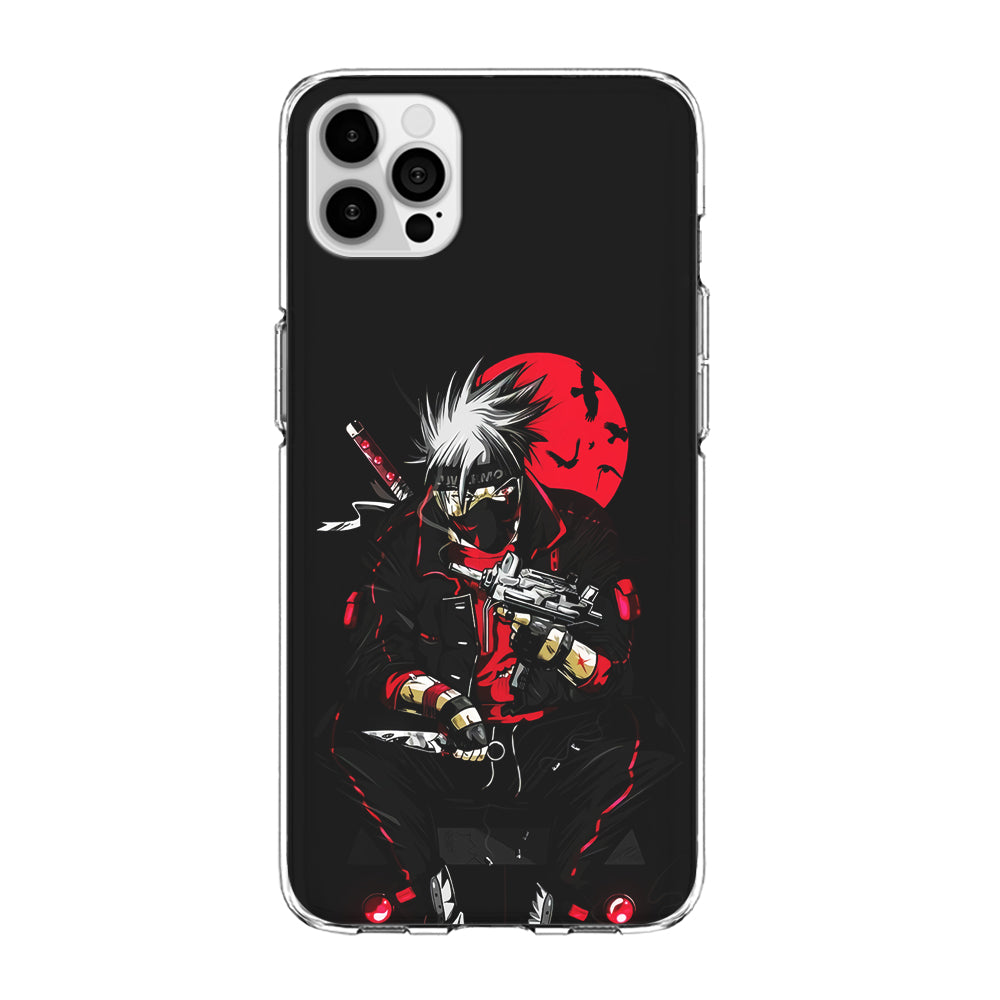 Kakashi Hatake Mafia Style iPhone 15 Pro Max Case-Phone Case-Clear Soft Case-Altracase