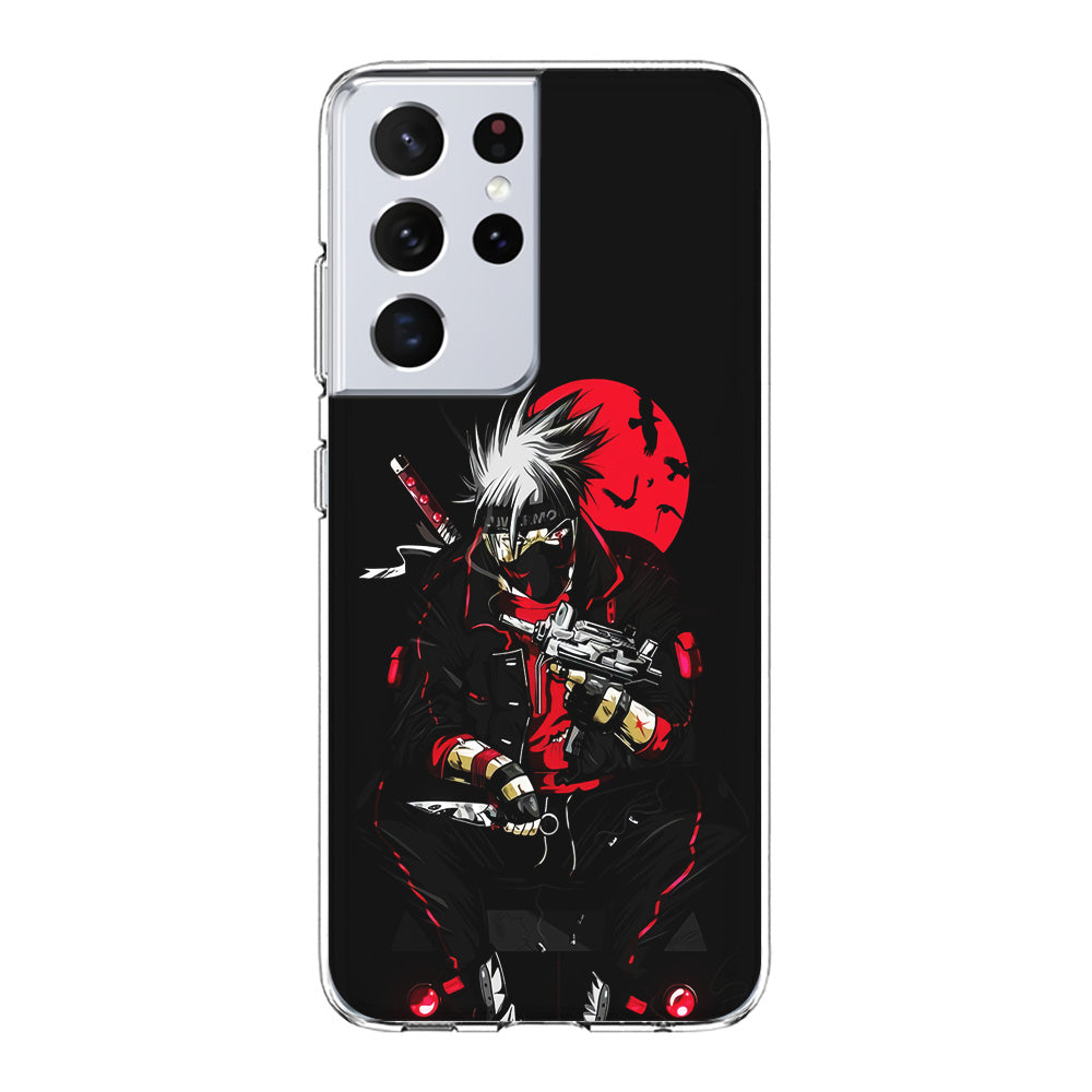 Kakashi Hatake Mafia Style Samsung Galaxy S21 Ultra Case-Phone Case-Clear Soft Case-Altracase