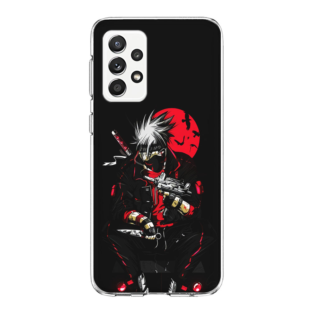 Kakashi Hatake Mafia Style Samsung Galaxy A72 Case-Phone Case-Clear Soft Case-Altracase