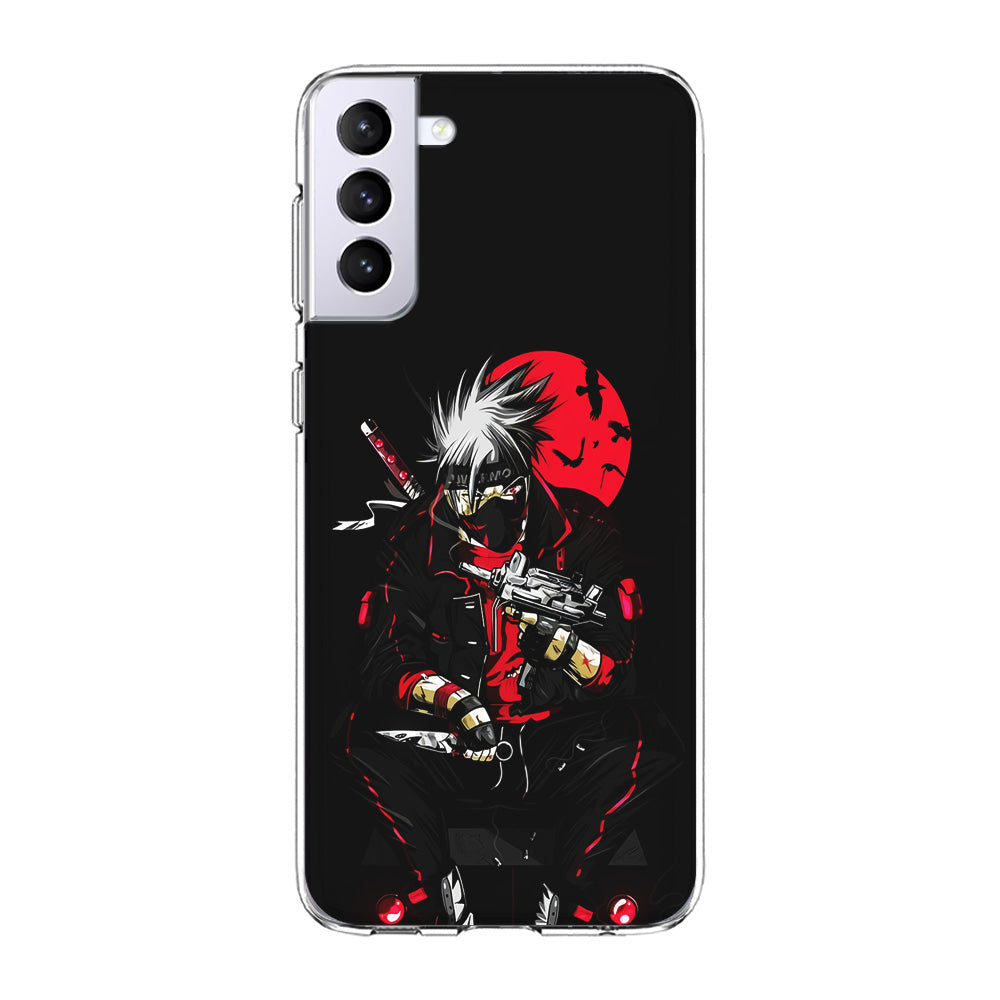 Kakashi Hatake Mafia Style Samsung Galaxy S24 Plus Case-Phone Case-Clear Soft Case-Altracase