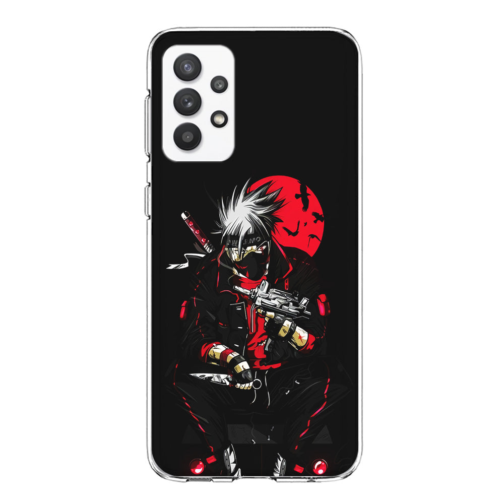 Kakashi Hatake Mafia Style Samsung Galaxy A32 Case-Phone Case-Clear Soft Case-Altracase