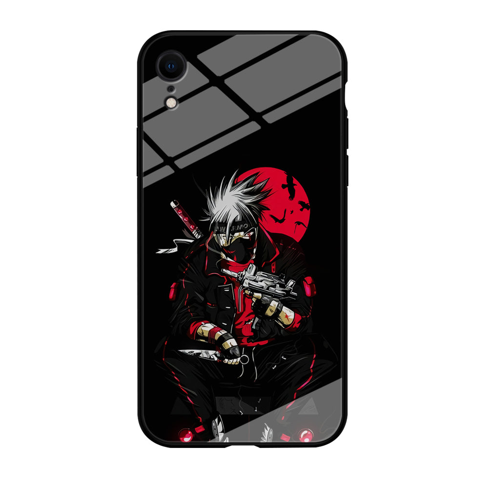 Kakashi Hatake Mafia Style iPhone XR Case-Phone Case-Tempered Glass Case-Altracase