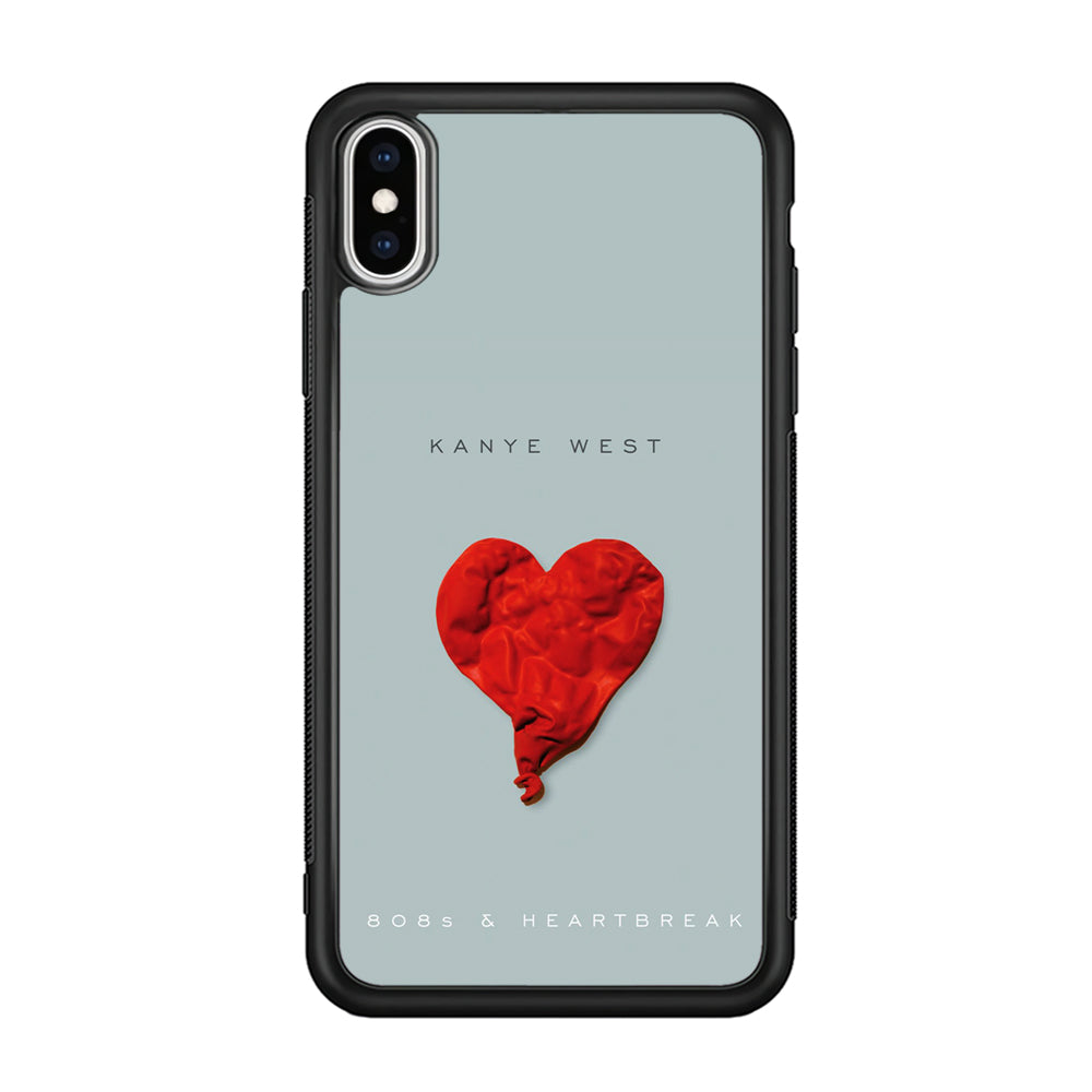 Kanye West 808s & Heartbreak iPhone X Case-Phone Case-Rubber Black (2D Case)-Altracase