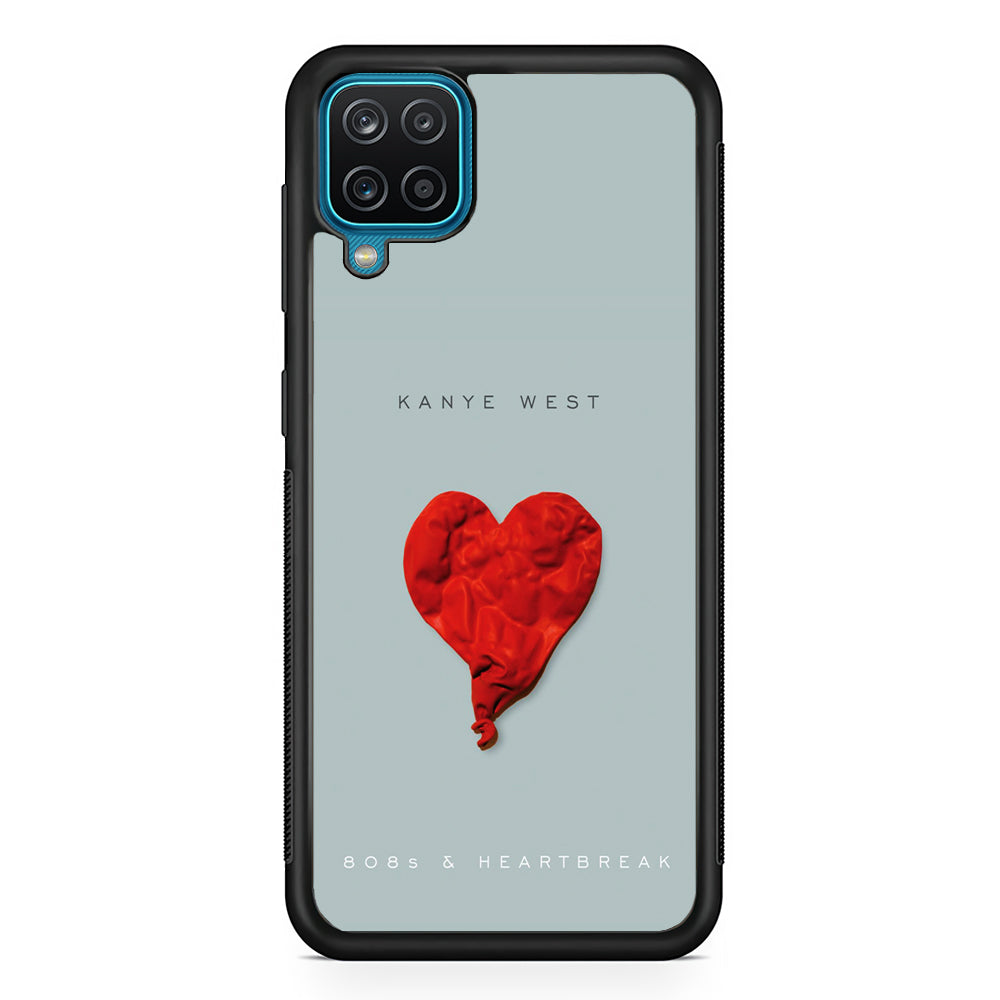 Kanye West 808s & Heartbreak Samsung Galaxy A12 Case-Phone Case-Rubber Black (2D Case)-Altracase