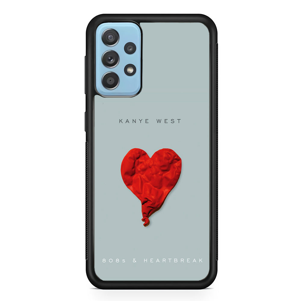 Kanye West 808s & Heartbreak Samsung Galaxy A52 Case-Phone Case-Rubber Black (2D Case)-Altracase