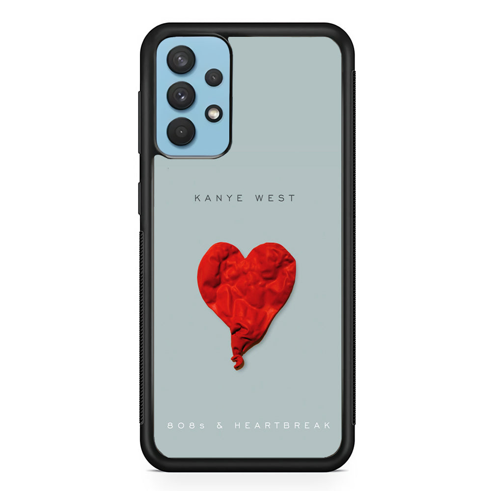 Kanye West 808s & Heartbreak Samsung Galaxy A32 Case-Phone Case-Rubber Black (2D Case)-Altracase