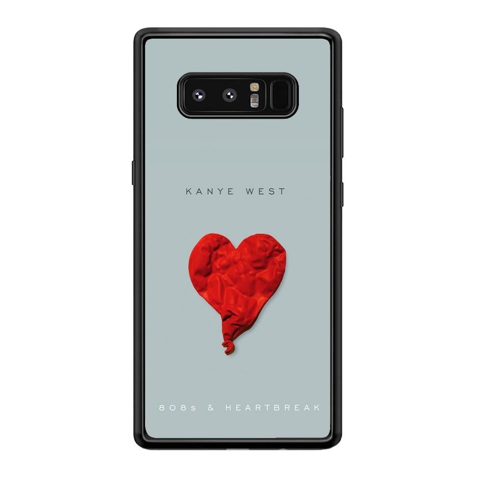 Kanye West 808s & Heartbreak Samsung Galaxy Note 8 Case-Phone Case-Rubber Black (2D Case)-Altracase