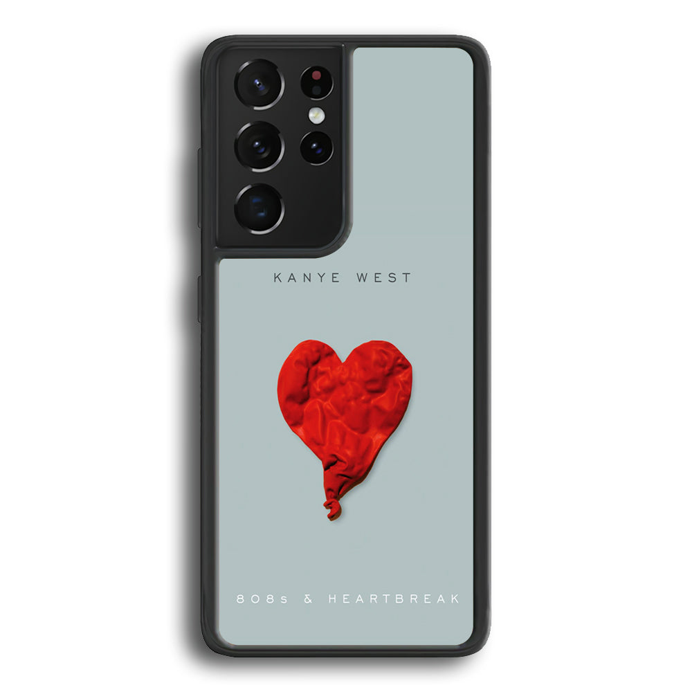 Kanye West 808s & Heartbreak Samsung Galaxy S21 Ultra Case-Phone Case-Rubber Black (2D Case)-Altracase