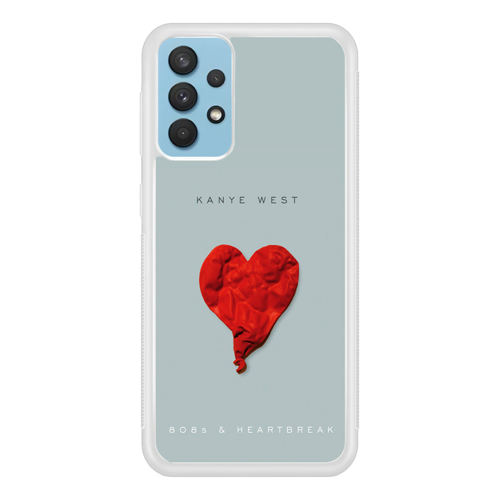 Kanye West 808s & Heartbreak Samsung Galaxy A32 Case-Phone Case-Rubber White (2D Case)-Altracase