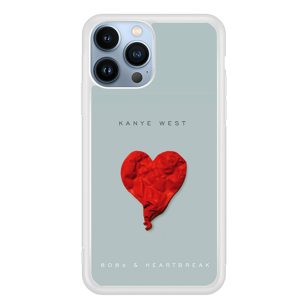 Kanye West 808s & Heartbreak iPhone 15 Pro Max Case-Phone Case-Rubber White (2D Case)-Altracase
