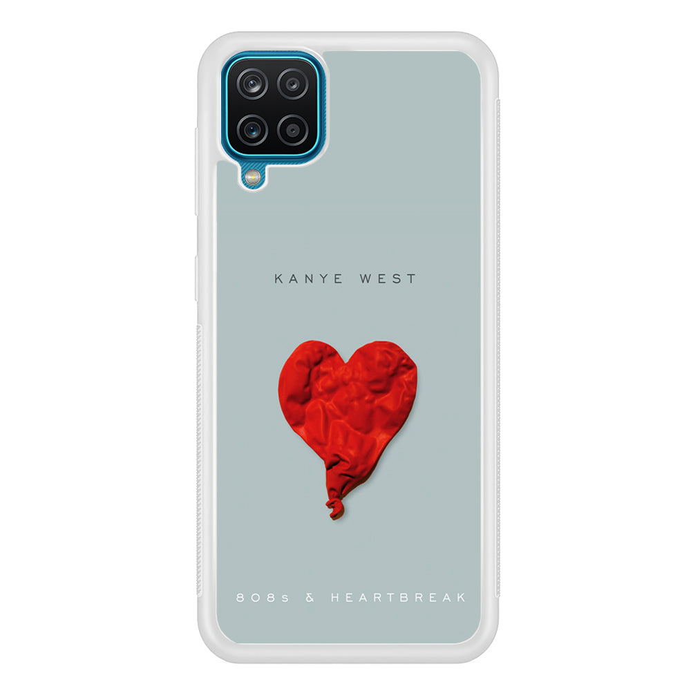 Kanye West 808s & Heartbreak Samsung Galaxy A12 Case-Phone Case-Rubber White (2D Case)-Altracase