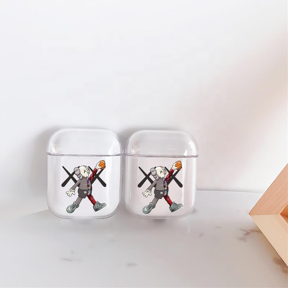 Kaws Play Basketball Hard Plastic Protective Clear Case Cover For Apple Airpods-AirPod Case-Altracase