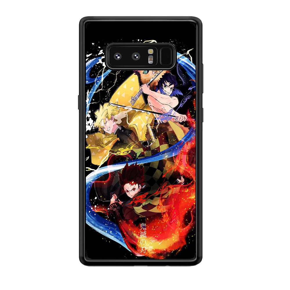 Kimetsu no Yaiba Demon Slayer Samsung Galaxy Note 8 Case-Phone Case-Tempered Glass Case-Altracase