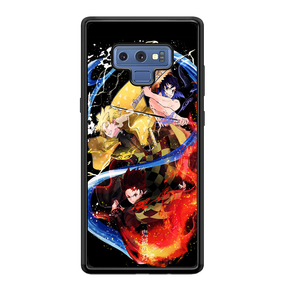 Kimetsu no Yaiba Demon Slayer Samsung Galaxy Note 9 Case-Phone Case-Tempered Glass Case-Altracase