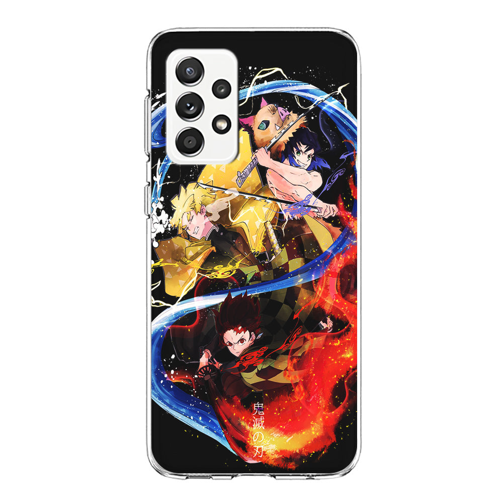 Kimetsu no Yaiba Demon Slayer Samsung Galaxy A52 Case-Phone Case-Clear Soft Case-Altracase