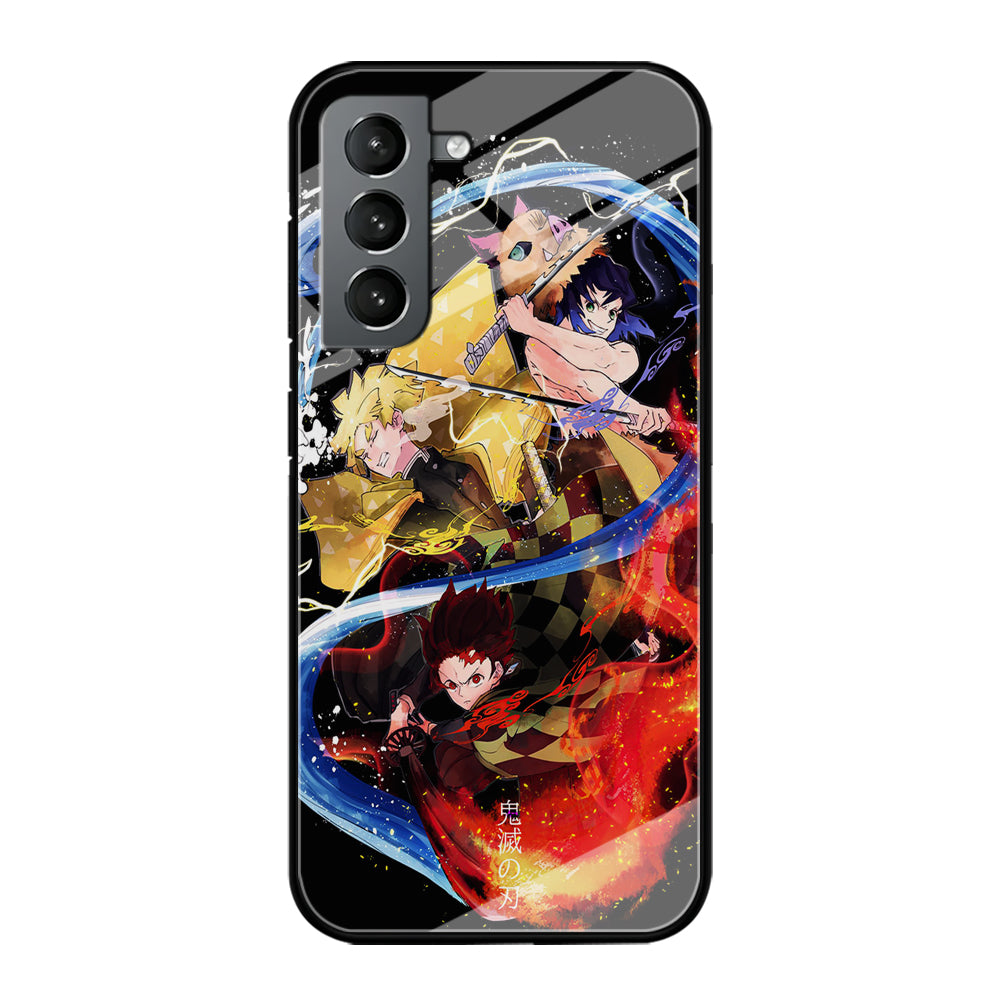 Kimetsu no Yaiba Demon Slayer Samsung Galaxy S21 Plus Case-Phone Case-Tempered Glass Case-Altracase