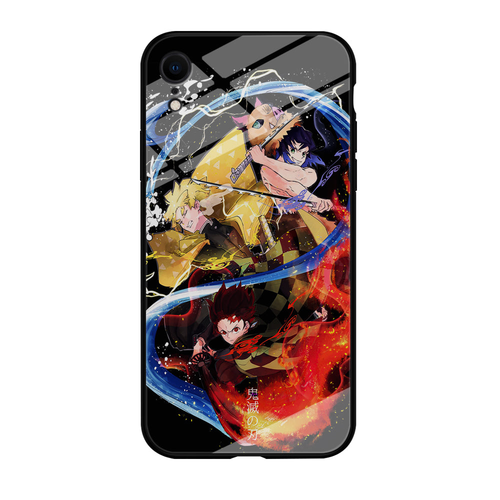 Kimetsu no Yaiba Demon Slayer iPhone XR Case-Phone Case-Tempered Glass Case-Altracase