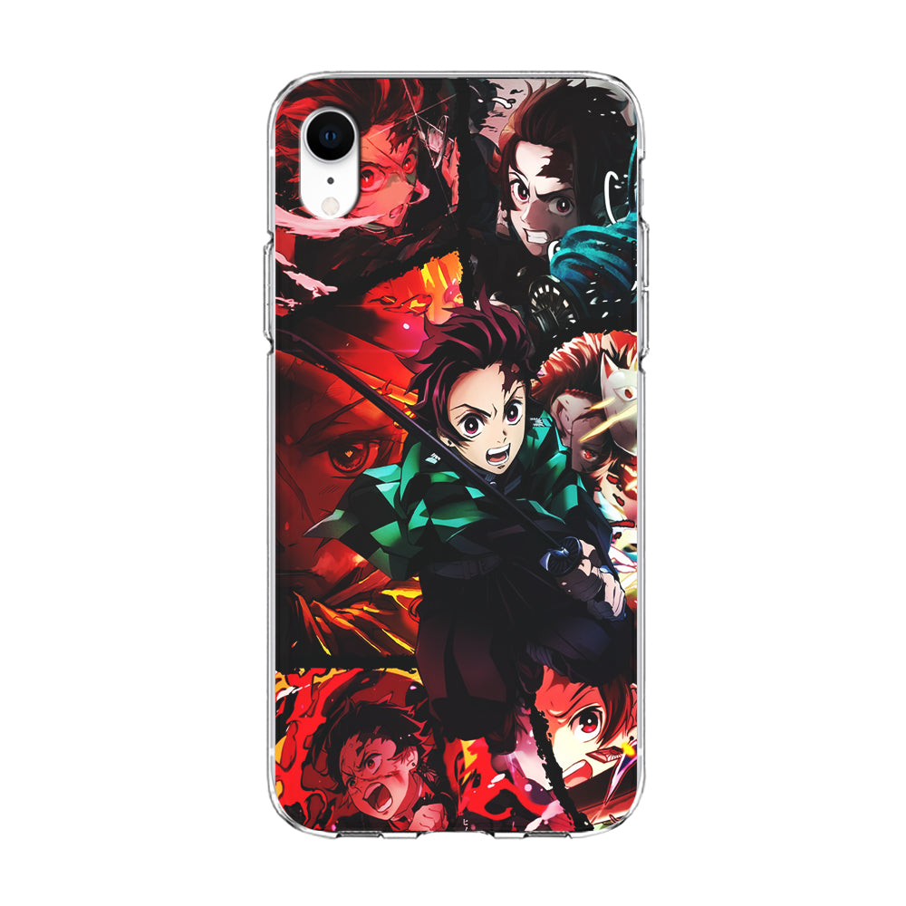Kimetsu no Yaiba Tanjiro Aesthetic iPhone XR Case-Phone Case-Clear Soft Case-Altracase