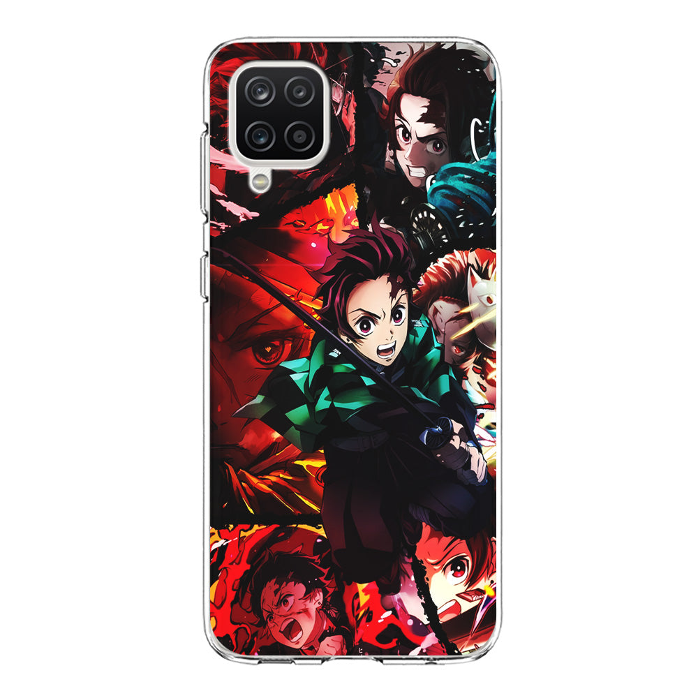 Kimetsu no Yaiba Tanjiro Aesthetic Samsung Galaxy A12 Case-Phone Case-Clear Soft Case-Altracase