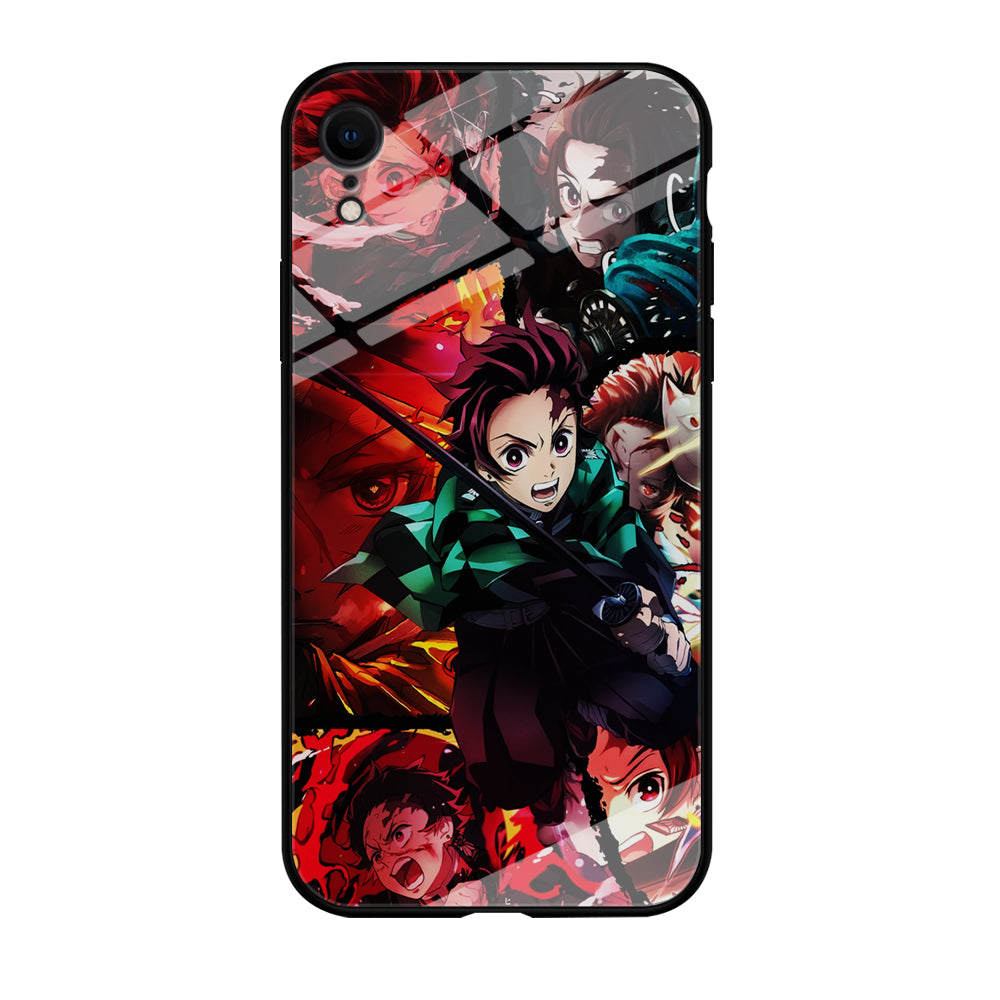 Kimetsu no Yaiba Tanjiro Aesthetic iPhone XR Case-Phone Case-Tempered Glass Case-Altracase