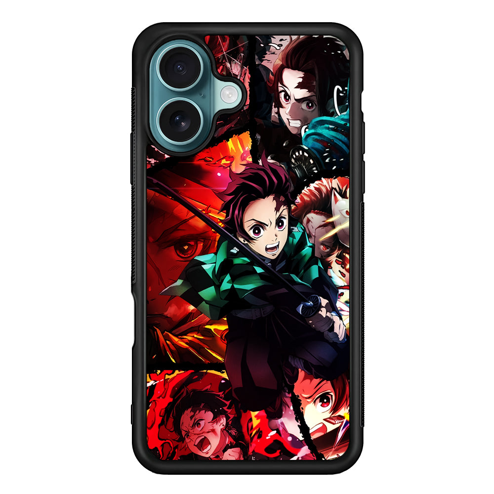 Kimetsu no Yaiba Tanjiro Aesthetic iPhone 16 Case - Altracase
