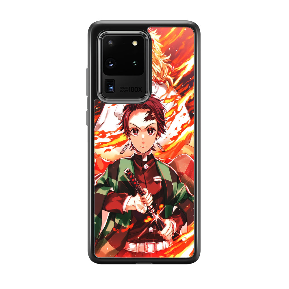 Kimetsu no Yaiba Tanjiro Kamado Samsung Galaxy S20 Ultra Case-Phone Case-Tempered Glass Case-Altracase