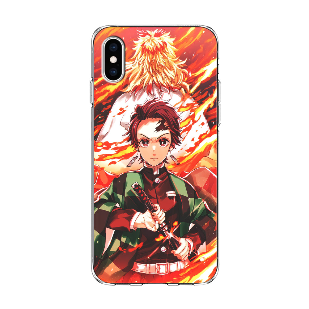 Kimetsu no Yaiba Tanjiro Kamado iPhone Xs Case-Phone Case-Clear Soft Case-Altracase