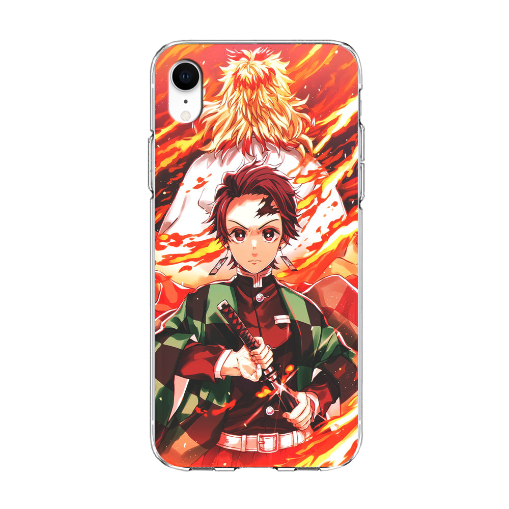 Kimetsu no Yaiba Tanjiro Kamado iPhone XR Case-Phone Case-Clear Soft Case-Altracase